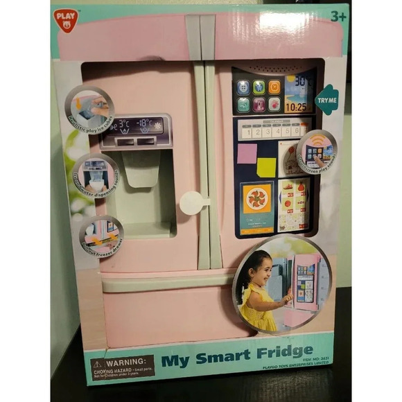 Play Go Other - PlayGo My Smart Fridge Double Door Learning & Educational Kid  Refrigerator Toy